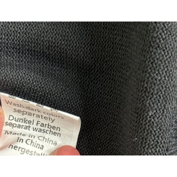 Paul Jones Men's Black Reverse Zip Cardigan Sweater Size XL - Picture 6 of 10